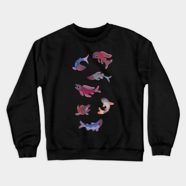 Salmon Crewneck Sweatshirt by pikaole